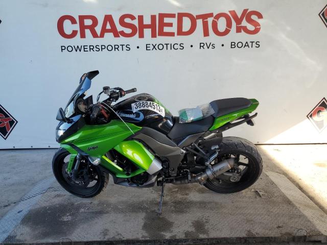 JKAZXCH15DA006985 - 2013 KAWASAKI ZX1000 H GREEN photo 2