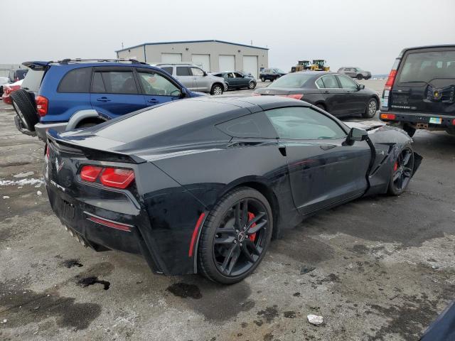 1G1YF2D73F5101008 - 2015 CHEVROLET CORVETTE STINGRAY 3LT BLACK photo 3