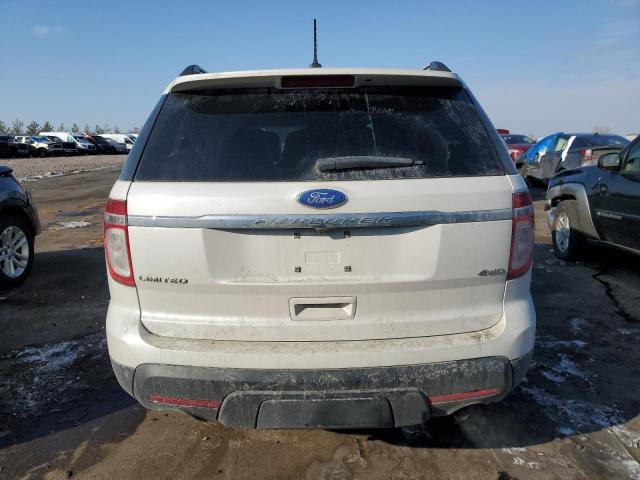 1FMHK8F80BGA27309 - 2011 FORD EXPLORER LIMITED WHITE photo 6