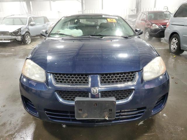 1B3EL46X56N169968 - 2006 DODGE STRATUS SXT BLUE photo 5