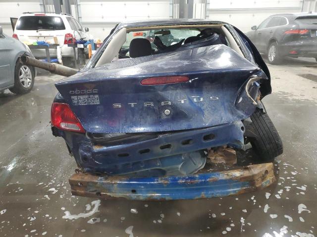 1B3EL46X56N169968 - 2006 DODGE STRATUS SXT BLUE photo 6