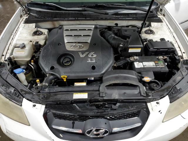 5NPEU46F28H310193 - 2008 HYUNDAI SONATA SE WHITE photo 11