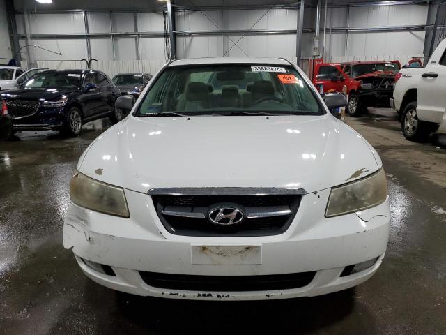 5NPEU46F28H310193 - 2008 HYUNDAI SONATA SE WHITE photo 5