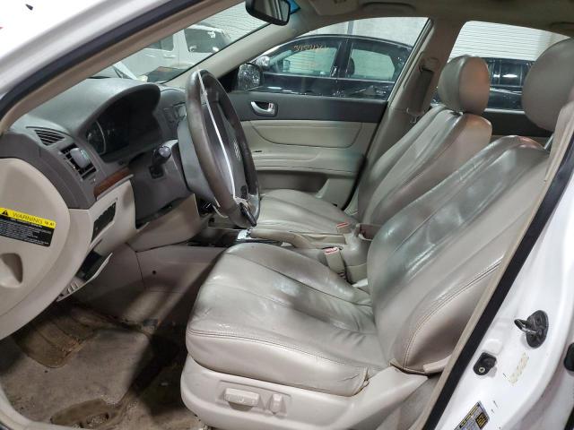 5NPEU46F28H310193 - 2008 HYUNDAI SONATA SE WHITE photo 7