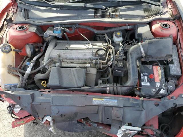 1G2JB12F047247915 - 2004 PONTIAC SUNFIRE RED photo 11