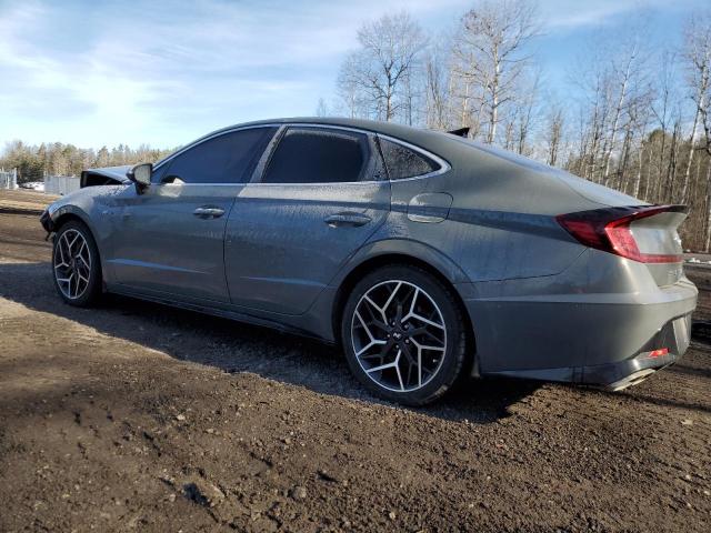 5NPEK4JC3MH119668 - 2021 HYUNDAI SONATA N LINE GRAY photo 2