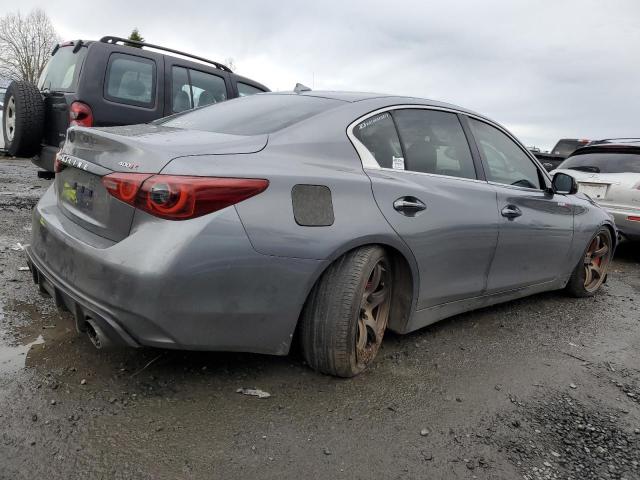 JN1EV7AR0JM435174 - 2018 INFINITI Q50 LUXE SILVER photo 3