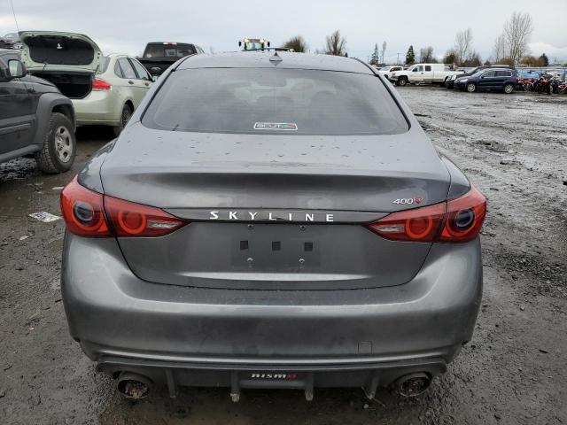 JN1EV7AR0JM435174 - 2018 INFINITI Q50 LUXE SILVER photo 6