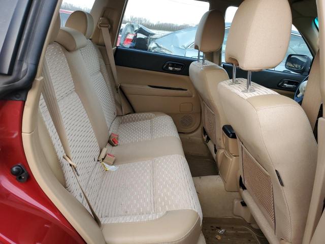 JF1SG65645H734773 - 2005 SUBARU FORESTER 2.5XS მუქწითელი ფოტო 10