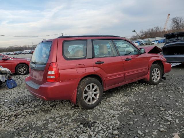 JF1SG65645H734773 - 2005 SUBARU FORESTER 2.5XS MAROON photo 3