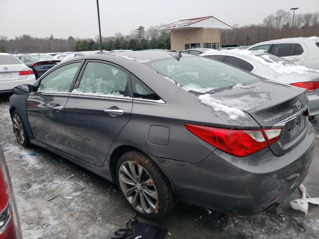 5NPEC4AC4CH444874 - 2012 HYUNDAI SONATA SE GRAY photo 2