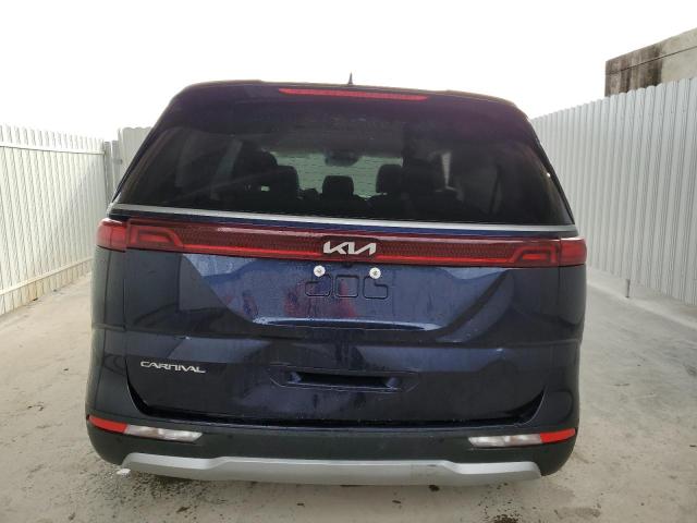 KNDNB4H37P6254513 - 2023 KIA CARNIVAL LX BLUE photo 6