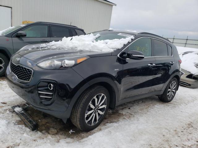 KNDPNCAC8K7507488 - 2019 KIA SPORTAGE EX BLACK photo 1