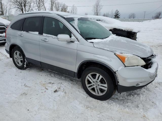 JHLRE4H75AC013878 - 2010 HONDA CR-V EXL SILVER photo 4