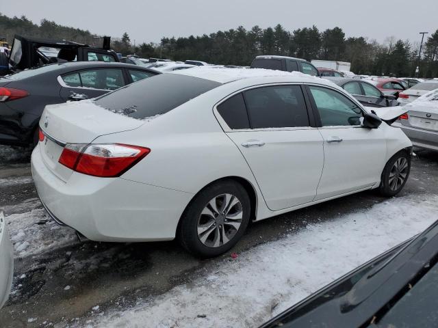 1HGCR2F30DA058756 - 2013 HONDA ACCORD LX WHITE photo 3