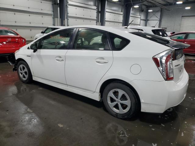 JTDKN3DU2C5442133 - 2012 TOYOTA PRIUS WHITE photo 2