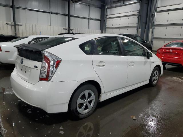 JTDKN3DU2C5442133 - 2012 TOYOTA PRIUS WHITE photo 3