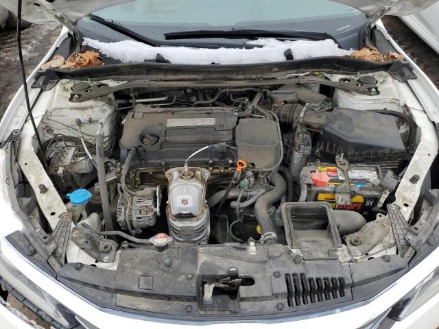 1HGCR2F85GA001758 - 2016 HONDA ACCORD EXL WHITE photo 11