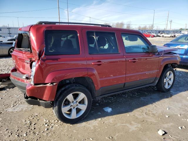 1C4NJRFB8GD637396 - 2016 JEEP PATRIOT LATITUDE BURGUNDY photo 3