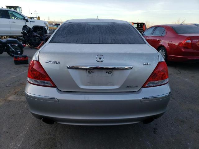 JH4KB16585C008203 - 2005 ACURA RL SILVER photo 6