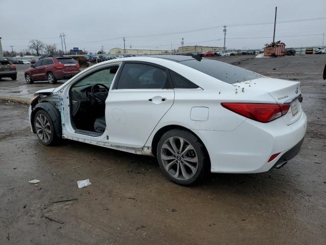 5NPEC4AB9EH820463 - 2014 HYUNDAI SONATA SE WHITE photo 2