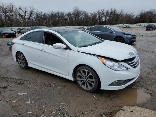 5NPEC4AB9EH820463 - 2014 HYUNDAI SONATA SE WHITE photo 4