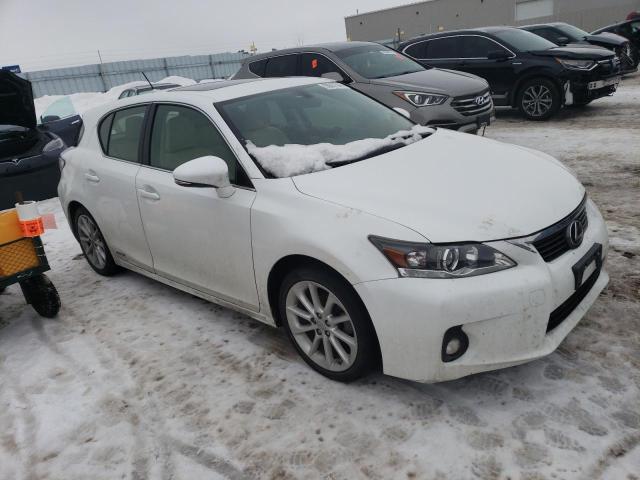 JTHKD5BH0D2170350 - 2013 LEXUS CT 200 WHITE photo 4