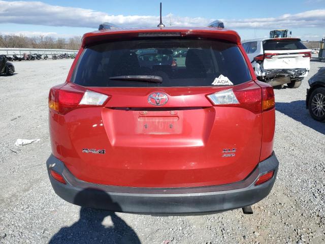 2T3RFREV4DW084937 - 2013 TOYOTA RAV4 XLE RED photo 6