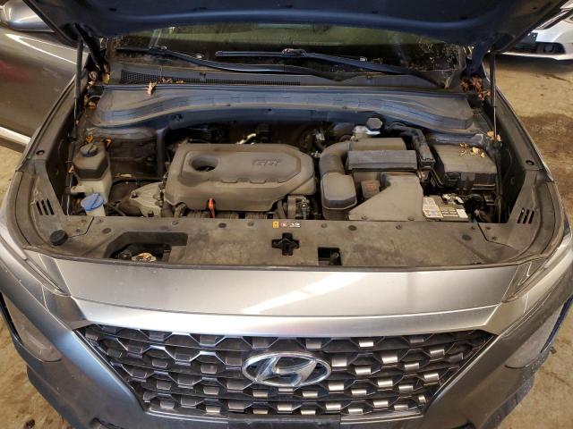 5NMS2CAD3KH031283 - 2019 HYUNDAI SANTA FE SE SILVER photo 12