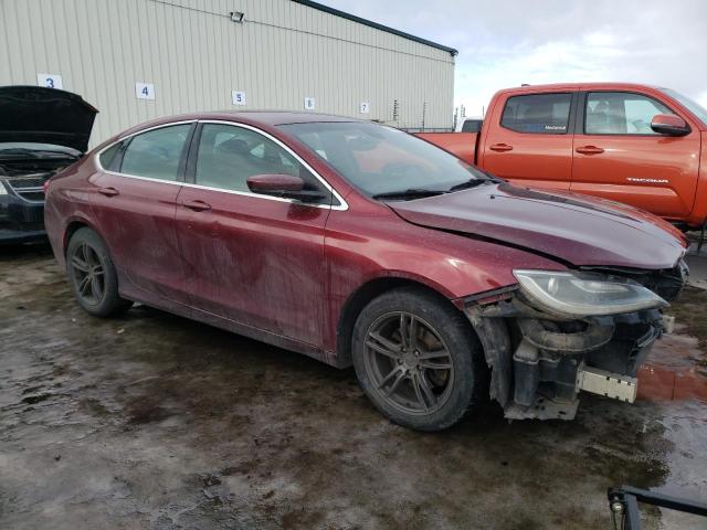 1C3CCCFB0FN599903 - 2015 CHRYSLER 200 LX RED photo 4