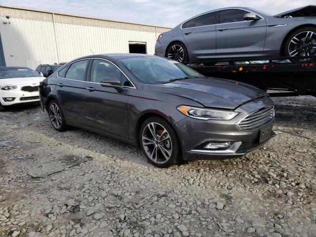 3FA6P0K99HR268886 - 2017 FORD FUSION TITANIUM CHARCOAL photo 4