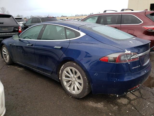 5YJSA1E2XHF191476 - 2017 TESLA MODEL S BLUE photo 2