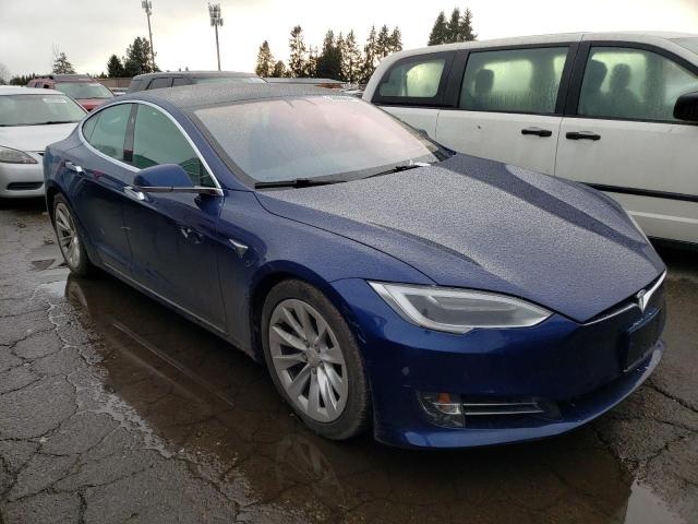 5YJSA1E2XHF191476 - 2017 TESLA MODEL S ლურჯი ფოტო 4