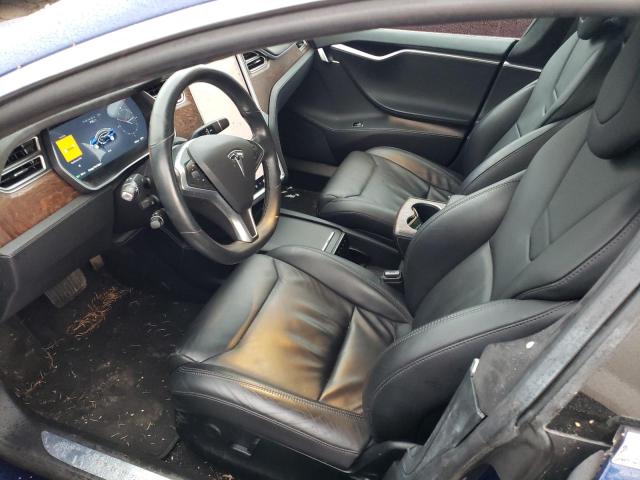 5YJSA1E2XHF191476 - 2017 TESLA MODEL S ლურჯი ფოტო 7