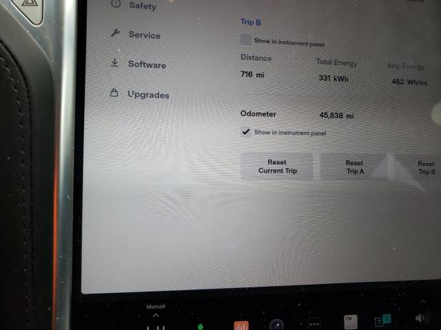 5YJSA1E2XHF191476 - 2017 TESLA MODEL S ლურჯი ფოტო 9