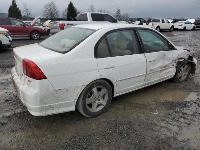 2HGES26874H616614 - 2004 HONDA CIVIC EX WHITE photo 3