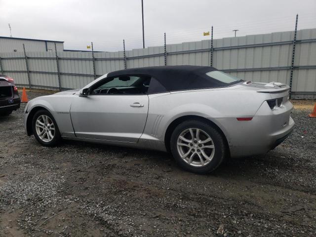 2G1FB3D32C9173709 - 2012 CHEVROLET CAMARO LT SILVER photo 2