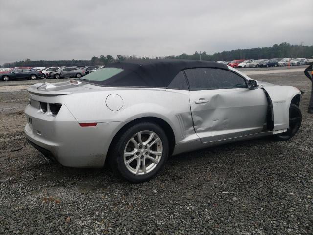 2G1FB3D32C9173709 - 2012 CHEVROLET CAMARO LT SILVER photo 3