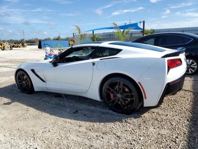 1G1YM2D77F5100563 - 2015 CHEVROLET CORVETTE STINGRAY Z51 3LT WHITE photo 2