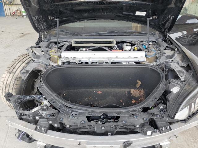 5YJSA1E52NF487615 - 2022 TESLA MODEL S შავი ფოტო 11