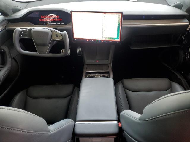 5YJSA1E52NF487615 - 2022 TESLA MODEL S შავი ფოტო 8
