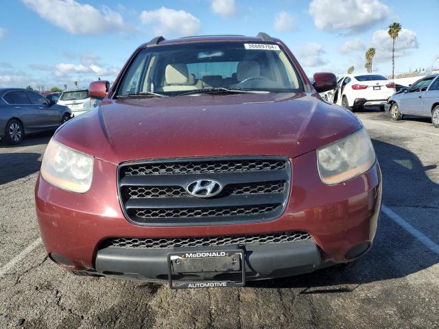 5NMSG73D58H188862 - 2008 HYUNDAI SANTA FE GLS BURGUNDY photo 5