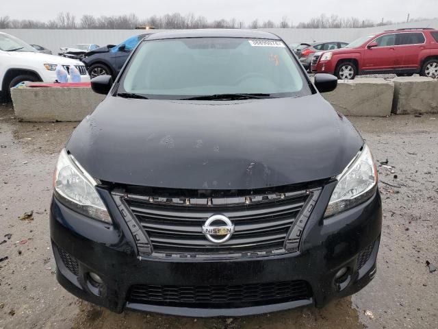 3N1AB7AP8DL753225 - 2013 NISSAN SENTRA S BLACK photo 5