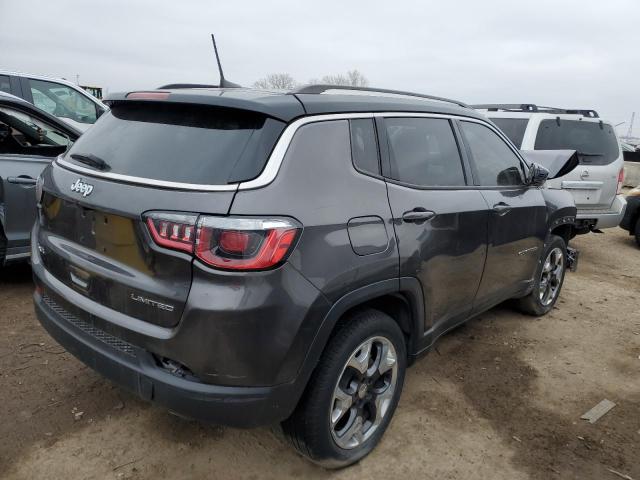 3C4NJDCB0JT485090 - 2018 JEEP COMPASS LIMITED GRAY photo 3
