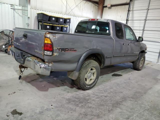 5TBBT441X1S153096 - 2001 TOYOTA TUNDRA ACCESS CAB GRAY photo 3