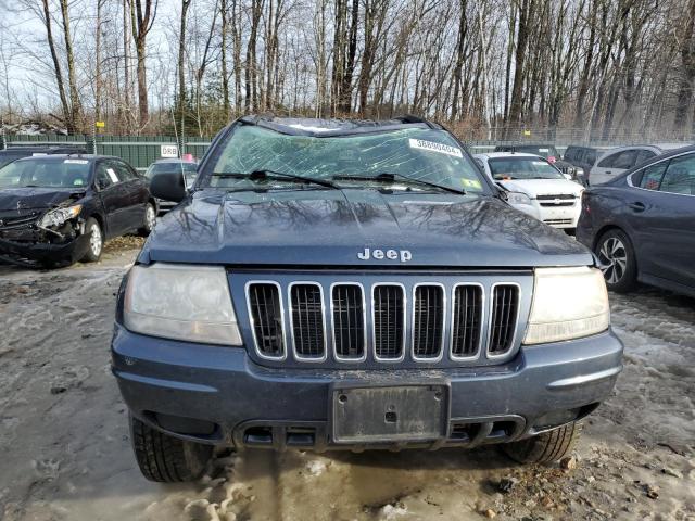 1J4GW48S24C178212 - 2004 JEEP GRAND CHER LAREDO BLUE photo 5