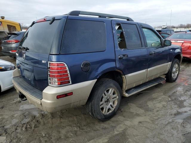 4M2DU86K35ZJ15296 - 2005 MERCURY MOUNTAINEE BLUE photo 3