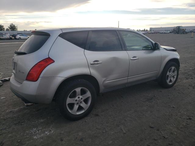 JN8AZ08W04W315407 - 2004 NISSAN MURANO SL SILVER photo 3