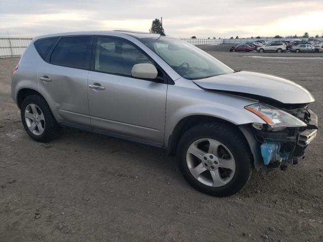 JN8AZ08W04W315407 - 2004 NISSAN MURANO SL SILVER photo 4