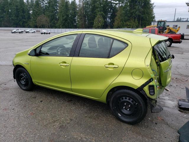 JTDKDTB36G1590862 - 2016 TOYOTA PRIUS C GREEN photo 2